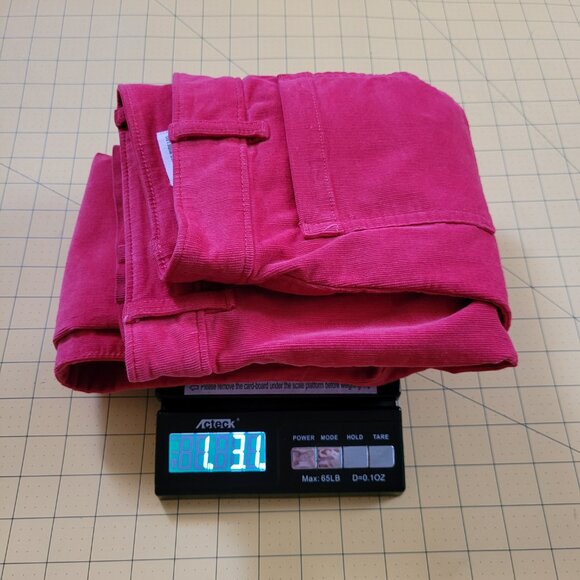 Awesome LOFT Pink Corduroy Palmer Wide Leg Pants Misses Size 6 - Picture 11 of 11